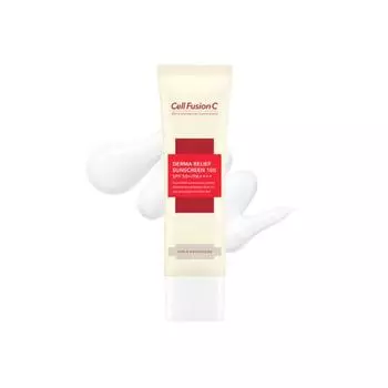 CELL FUSION C Derma Relief Солнцезащитный крем 100 SPF50 + PA ++++ 50 мл