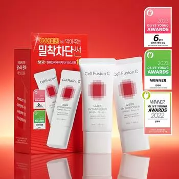Cell Fusion C Laser UV Sunscreen 35 мл 1+1 Специальный набор