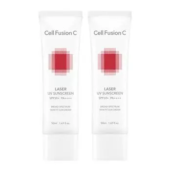 Cell Fusion C Laser Uv sunsCreen 50ml 2paCk + Laser sunsCreen 10ml 3paCk FREE