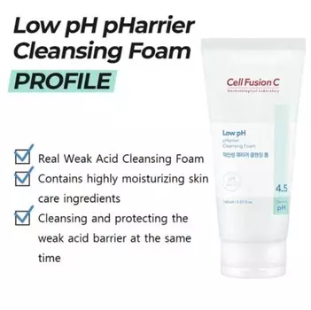 Cell Fusion C Low pH pHarrier Cleansing Foam 165ml AUTHENTIC STORE