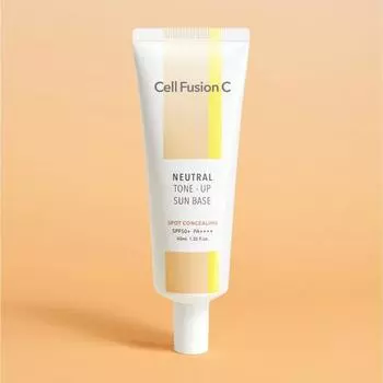 Cell Fusion C Нейтральная тонирующая солнцезащитная основа 40 мл (SPF50 +) 1 PCS