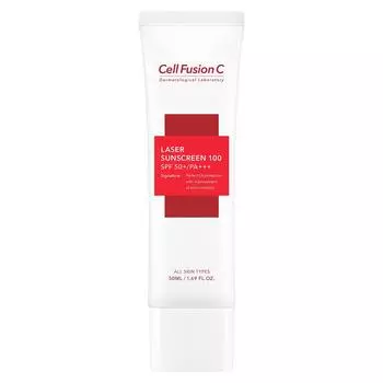 cell fusion c self cell fusion лазерный солнцезащитный крем 100 spf 50 pa солнцезащитный крем адгезия УФ уход основа под макияж подлинный продукт официальная продажа чувствительная кожа