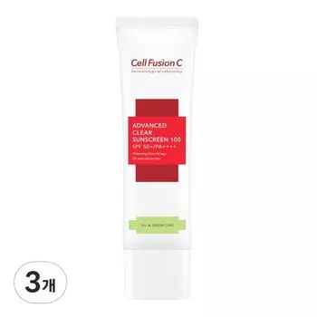 Cellfusion C Advanced Clear Sunscreen 100 SPF 50+ PA++++, 50 мл, 3 шт.