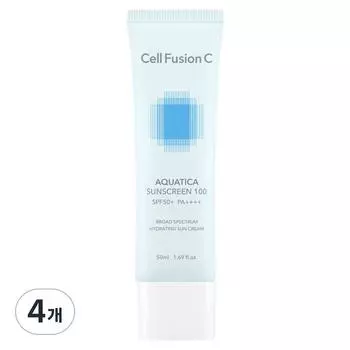 Cellfusion C Aquatica Sunscreen 100 SPF50+ PA++++, 50 мл, 4 шт.