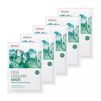 Cellfusion C Cica Cooling Mask Pack 27г, 1 упаковка, 5 шт.