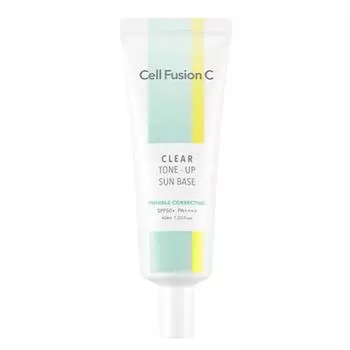 Cellfusion C Clear Tone Up Sun Base SPF50+ PA++++, 40 мл, 1 шт.