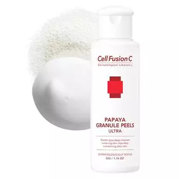 Cellfusion C Papaya Granule Peels Ультра очищающий порошок, 50 г, 1 шт.