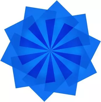 Целлофановый лист окрашенный цветной рулон 350 мм x 240 мм не сминаемый упаковочный материал для поделок своими руками декоративная упаковка (синий)