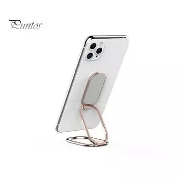 Держатель для мобильного телефона, вращение на 360 градусов, многофункциональная пластиковая задняя ручка, складная подставка для мобильного телефона для планшетов серый