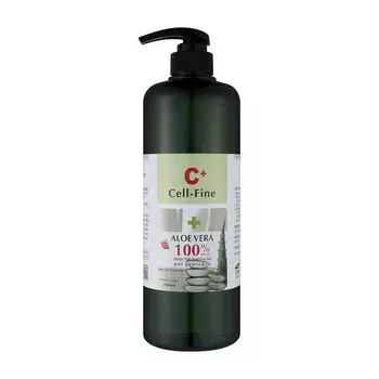 Cellpine Aloe 100% успокаивающий гель-крем 1000 мл 1, 2