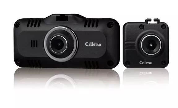 CELLSTAR Drive Recorder 2 фронтальные и задние камеры 2 миллиона пикселей FullHD HDR STARVIS с microSD Функция мониторинга парковки Безопасное вождение серый