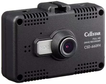 CELLSTAR Drive Recorder Сделано в Японии Гарантия 3 года Парковочный монитор Сенсорная панель дюймов MicroSD Не требует обслуживания CSD-660FH 2.4 чёрный