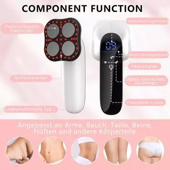 Массажер от целлюлита, ультразвуковая кавитационная машина, удаляет жир с живота, талии, рук, ног, ягодиц с помощью ультразвуковой технологии,