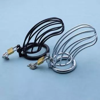 Целомудрие Клетка Дышащий Металлический Замок Петух 40mm