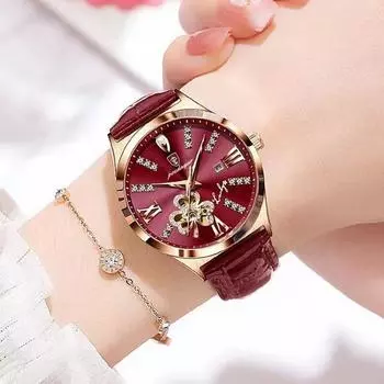 Celuand Luxury Luck Водонепроницаемые женские часы из кожи