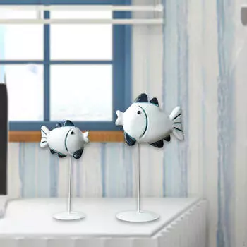 Целующаяся рыба украшение рабочего стола украшение праздник статуя фигурка для офиса