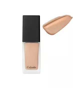 Celvoke Skin Resonate Liquid Foundation 220 Medium Brightness Liquid Foundation Cover 3D Glossy Skin SPF32 PA+++