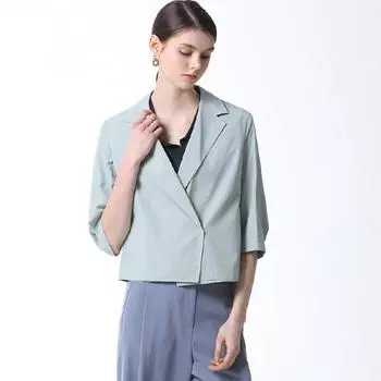 Цена жакета She S miss Hidden Hook 298 000 вон Light blue (LL)/55