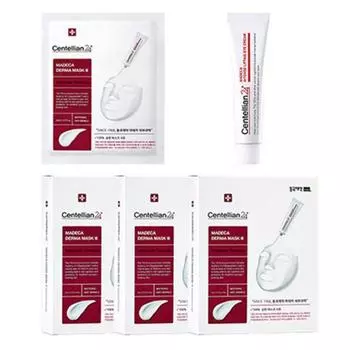 Centellian24 Derma Mask 3 Интенсивная формула 30р + крем для глаз 15мл, 1 набор