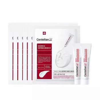 Centellian24 Derma Mask 3 Интенсивная формула 50р + крем для глаз 15мл х 2р, 1 комплект