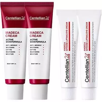 Centellian24 Madeca Cream Active Skin Formula 50ml x 2p + Eye Cream 15ml x 2p, 1 set