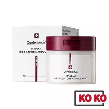 [Centellian24] Madeca Mela Capture Ampoule Осветляющая подушечка 165 мл (60 листов) / Улучшение веснушек 60 sheets