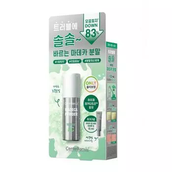 Centellian24 Madeca Powder Tea Tree AC 6 г упаковка + гель-сыворотка 15 мл 2411