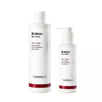 Centellian24 Madeca Relief Toner + Lotion Set Sensitive skin soothing and protective care