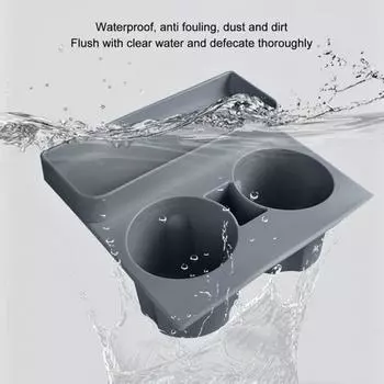 Водонепроницаемый держатель для стакана в центральной консоли, модификация автомобильных аксессуаров для напитков, силиконовая заглушка для стакана чёрный