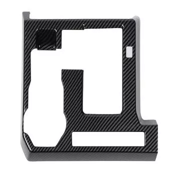 Center Console Gear Shift Box Panel Carbon Fiber Color Decorative Cover Trim Protective Precise Fit