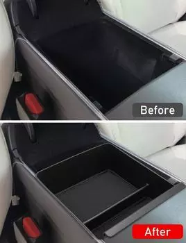 Center Console Organizer Tray For Tesla Model S Model X Plaid/Long Range 2025-2025 Armrest Center Console Storage Box