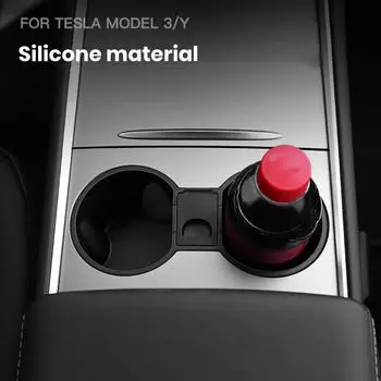Center Console Trays for Tesla Model 3 Y Highland Organizer Accessories Under Seat Storage Box Armrest Hidden Bins Cup Holder чёрный