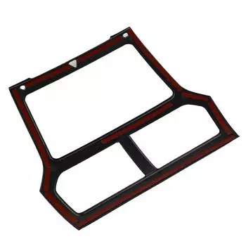 Center Console Trim Dashboard Trim 1pcs Cover Trim Decor Matte Silver Navigation Frame Parts Vehicle Practical CHINA