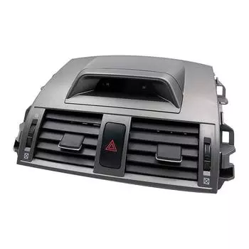 Center Dash A/C Outlet Air Vent Panel Replacement With Clock For 2009-2013 Toyota Corolla