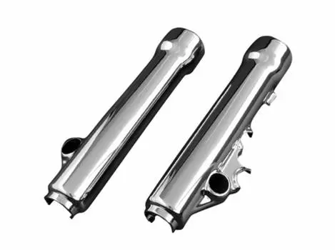 Центр мотозапчастей Хромированные детали Хромированные накладки на вилку Комплект левая и правая Suzuki Address V125 303065