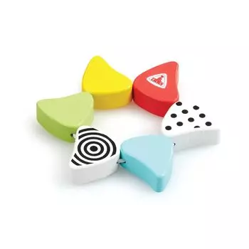 Центр раннего обучения, детская игрушка от 0 месяцев, деревянная витая игрушка в виде кольца, подарок ребенку 200145, подлинный продукт