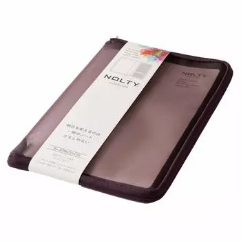 Центр управления Японской ассоциации менеджмента NOLTY Обложка для банкнот A5 Сетка Бордовый NTBCV2103