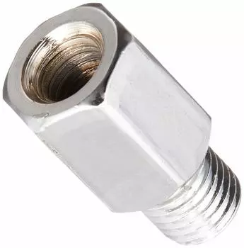 Центр Велозапчастей 602598 Положительный Винт Адаптер Зеркала Хромирование, Комплект Левый и Правый, 0.4