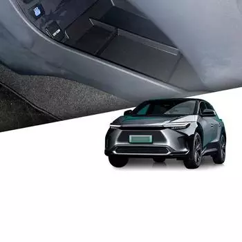 Центральная консоль автомобиля Подлокотник Ящик для хранения Органайзеры Лоток Уборка для Toyota Bz4x 2024 2024 для Subaru Solterra Внутренний доступ чёрный