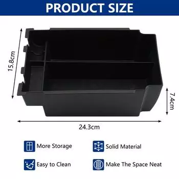 Центральная консоль автомобиля Подлокотник Ящик для хранения Органайзер Контейнер Лоток Укладка Для Subaru Crosstrek 2024 Аксессуары для интерьера
