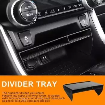 Центральная консоль автомобиля ящик для хранения органайзер для Toyota RAV4 2025 2025 2025 2020 большие слоты консоль органайзер лоток вторичное удержание
