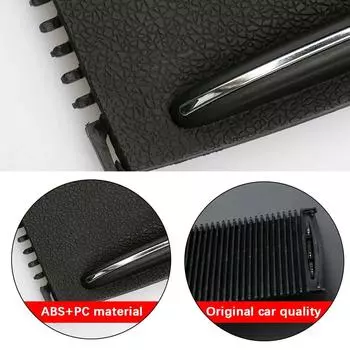 Центральная консоль автомобиля раздвижные жалюзи держатель для стакана рулонная шторка крышка для Mercedes-Benz C-Class W203 2000-2007 2036800123 9051 чёрный