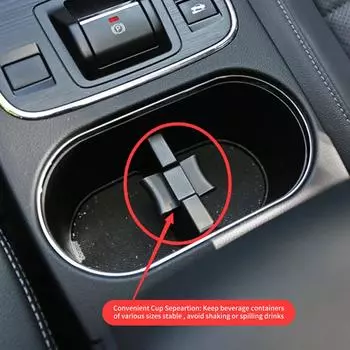 Центральная консоль держатель для стакана вставка бутылка разделитель для напитков для Subaru Legacy Outback 2010-2014 Forester 2014-2018 2017 автомобильный аксессуар чёрный