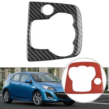 Центральная консоль мультимедийная панель крышка отделка карбоновая наклейка салона для Mazda 3 Axela 2013-2016 автостайлинг CHINA