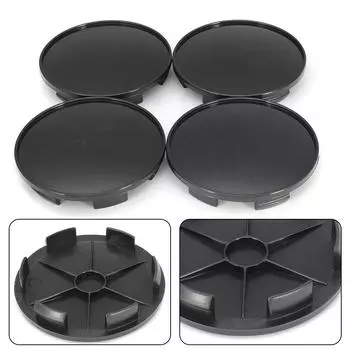 Центральная крышка автомобильного колеса из АБС-пластика, черные автомобильные аксессуары