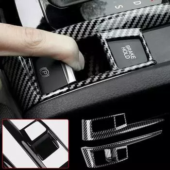Центральная панель управления автомобиля, крышка рычага переключения передач, декоративные полоски для Honda Civic 10th 2016 2017 2018 2019 2020 2024 Аксессуары для интерьера чёрный