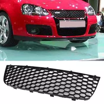Центральная решетка, термостойкая, 1K0853677B, черная передняя решетка, защита от царапин, замена для Golf 5-GTI 45421