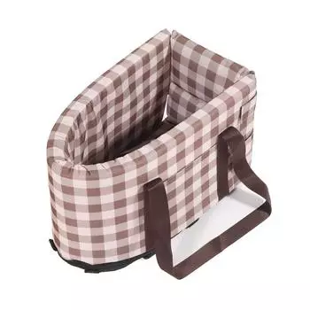 Центральное консольное сиденье для собак, портативное, передвижное, безопасное, автомобильное сиденье для маленьких собак и кошек