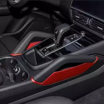 Центральный блок управления автомобиля подлокотник ящик для хранения для Porsche Cayenne 2018 2019 2020 2024 2024 2024 Аксессуары для модификации интерьера чёрный