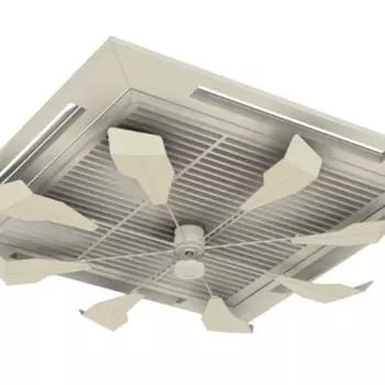 Центральный кондиционер Дефлектор Противопожарный лобовой экран Ветрозащитный экран белый